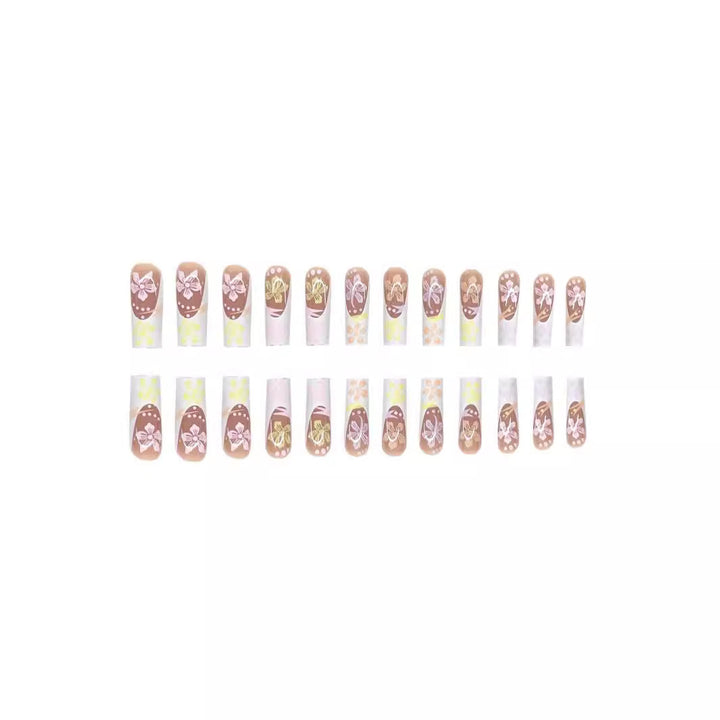 Exquisite Floral Nail Art Extensions Karnz