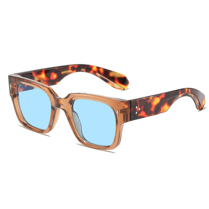 Bold Chunky Vintage Square Sonnenbrille Karnz