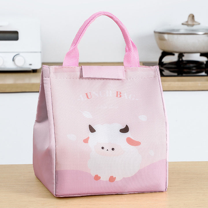 Süße Kaninchen-Themen-Isolierte Lunch-Tasche