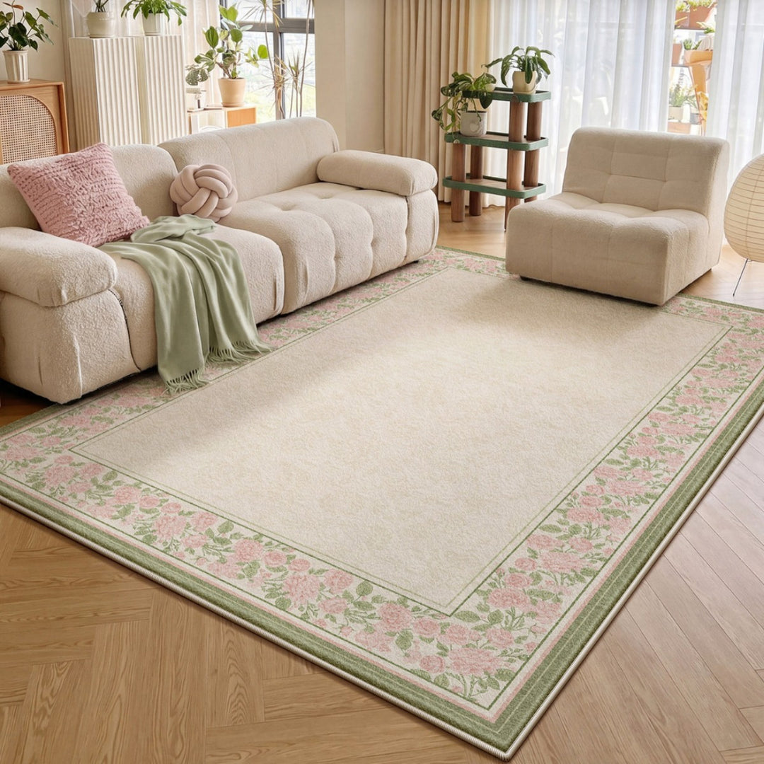 Floral Pattern Area Rug Karnz
