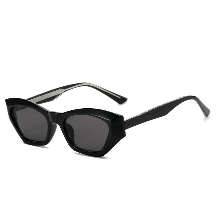 Damen Cat-Eye Sonnenbrille mit modernen transparenten Akzenten Karnz