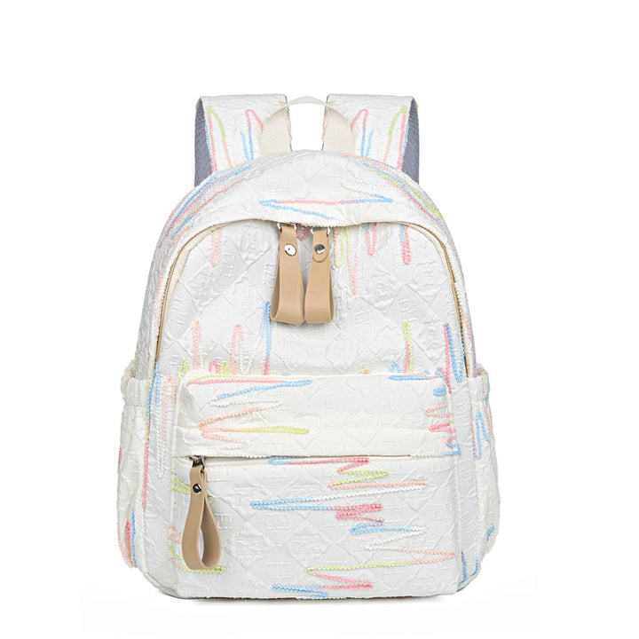 Stylischer Texturiertes Muster Rucksack