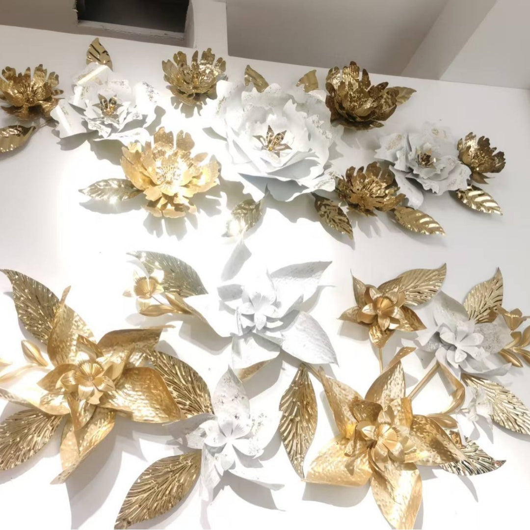Dekorative florale Wandskulpturen Karnz