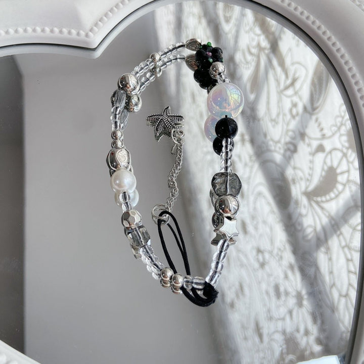 Eleganter Perlen-Charm-Brillenhalter Karnz