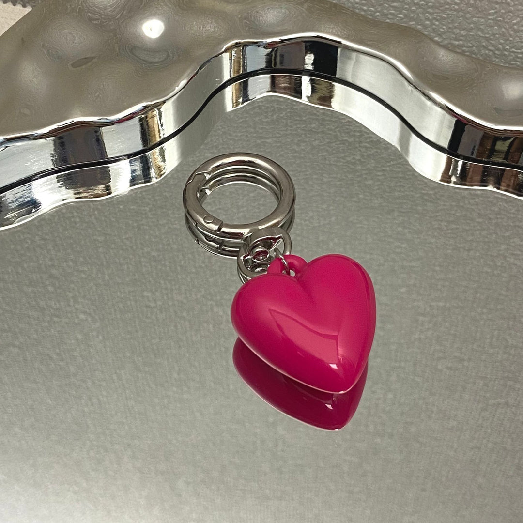 Herzförmiger Charm Schlüsselanhänger Karnz