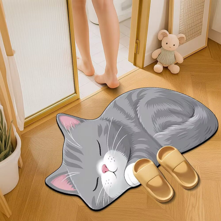 Dekorative Katzen-Themen-Bodenmatte