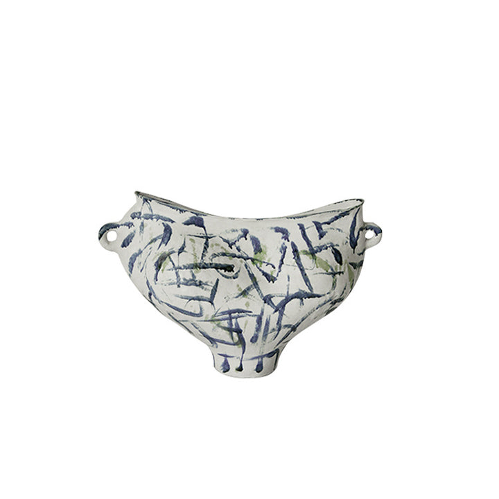 Künstlerische floral inspirierte dekorative Vase
