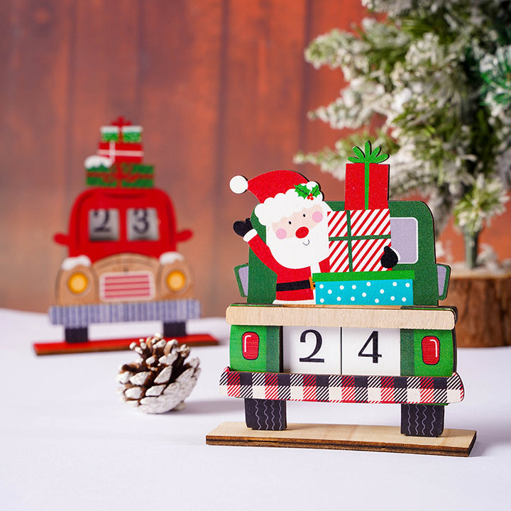 Adventskalender mit Weihnachtsmann-Motiv Karnz