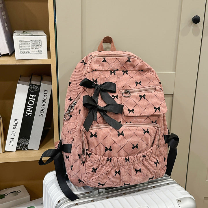 Cordura Rucksack mit Schleifenakzenten