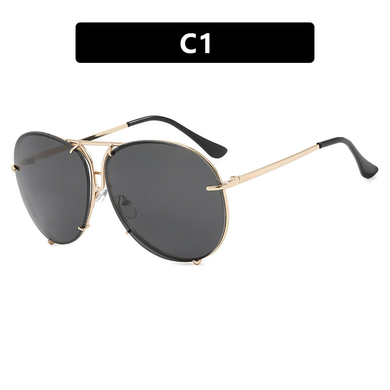 Damen Flug-Sonnenbrille mit stylischem Metallrahmen und UV-Schutz Karnz