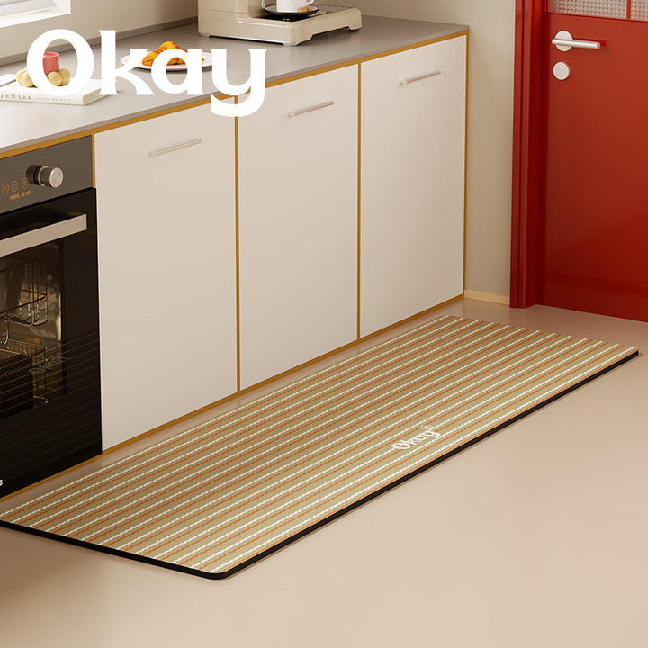 Non-Slip Anti-Fatigue Kitchen Runner Mat with Waterproof Foam Cushioning