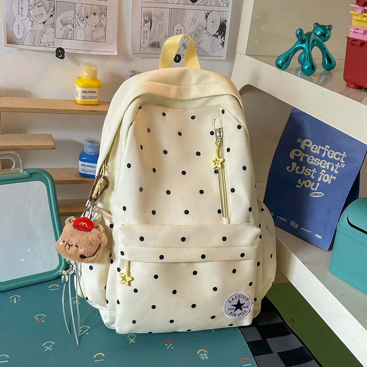 Verspielt Polka Dot Freizeit Rucksack Karnz
