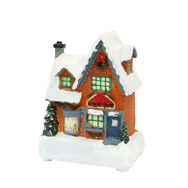 Dekorative Weihnachtsbeleuchtung mit LED-Hausdesign Karnz