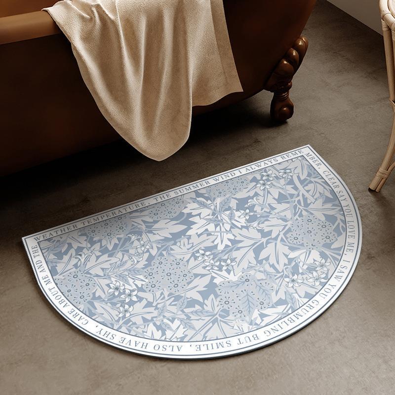 Elegante Blumendesign-Badmatte