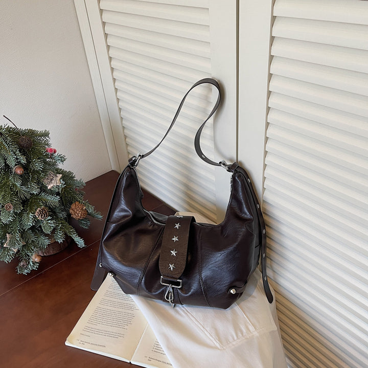 WoChic Leder Hobo Tasche Karnz
