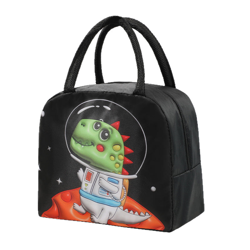 Isolierte Cartoon-Charakter Lunch Tasche Karnz
