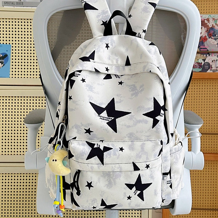 Trendiger Sternenbedruckter Rucksack Karnz