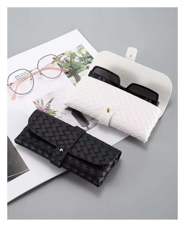 Gewebte Leder-Clutch Karnz