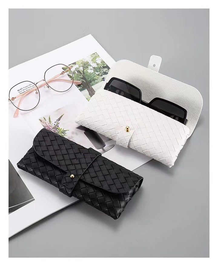Gewebte Leder-Clutch Karnz