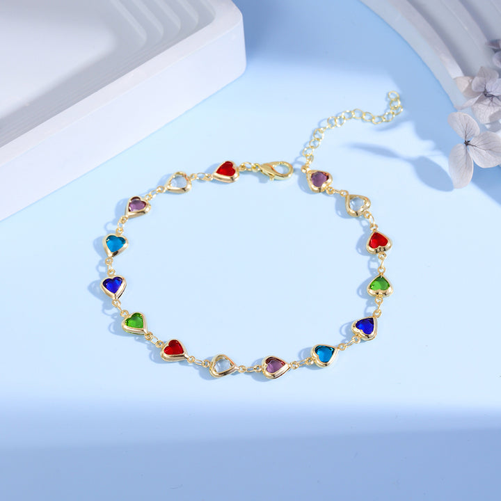 Herz Charm Armband Karnz