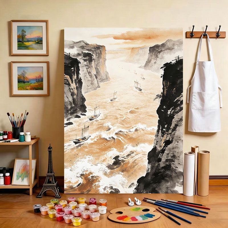 Scenic River Canvas Art Print Karnz