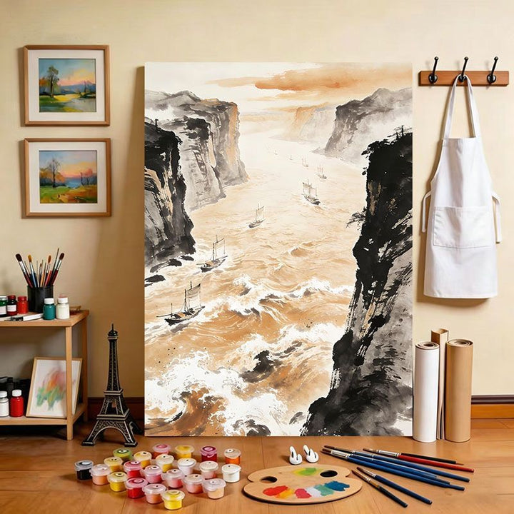 Scenic River Canvas Art Print Karnz