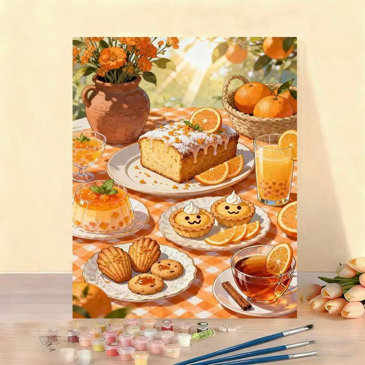 Gourmet Dessert Kunstleinwand Kit Karnz