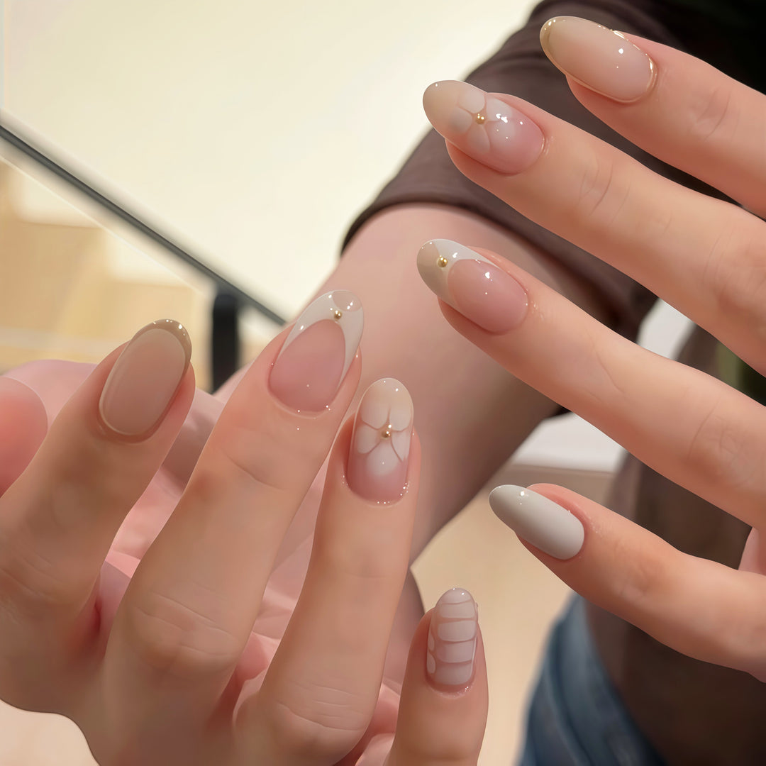Premium Artisanale Press-On Nagelset