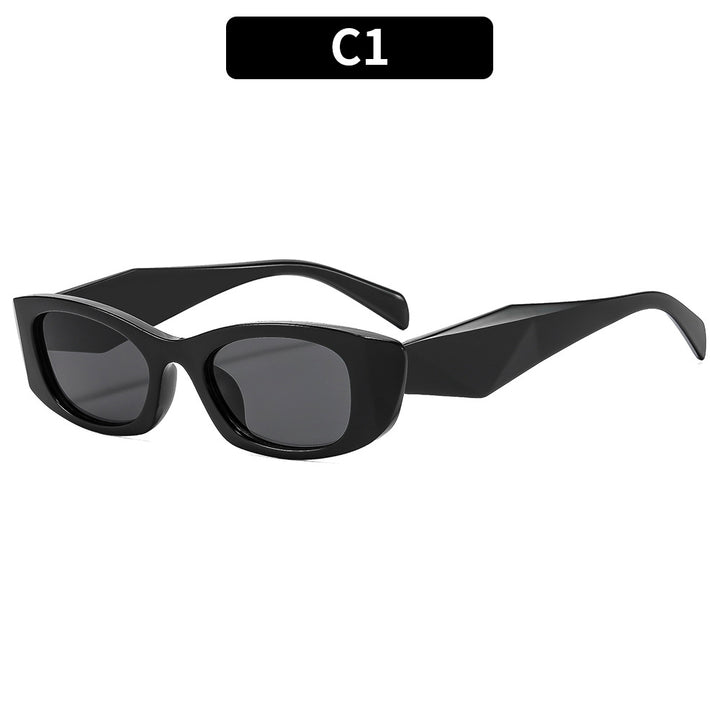 Zeitgenössische Winkelförmige Sonnenbrille