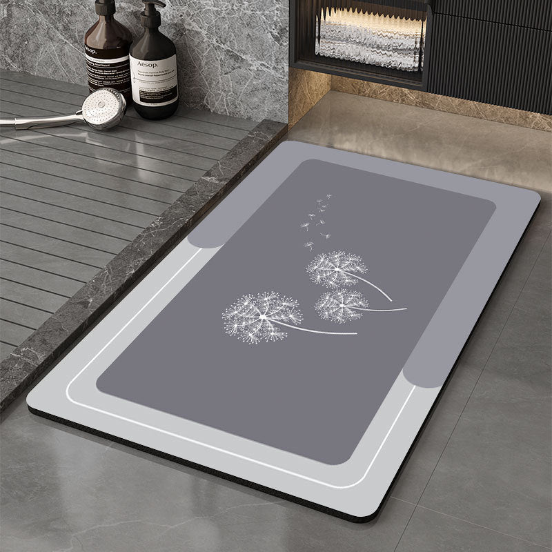 Memory Foam Badmatte mit Blumenmuster