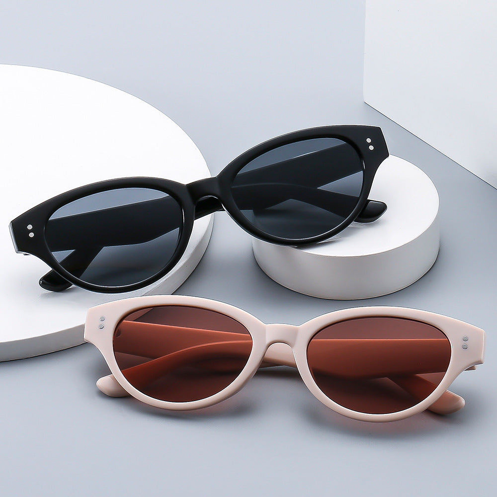 Retro-inspirierte luxuriöse Katzenaugen-Sonnenbrille Karnz