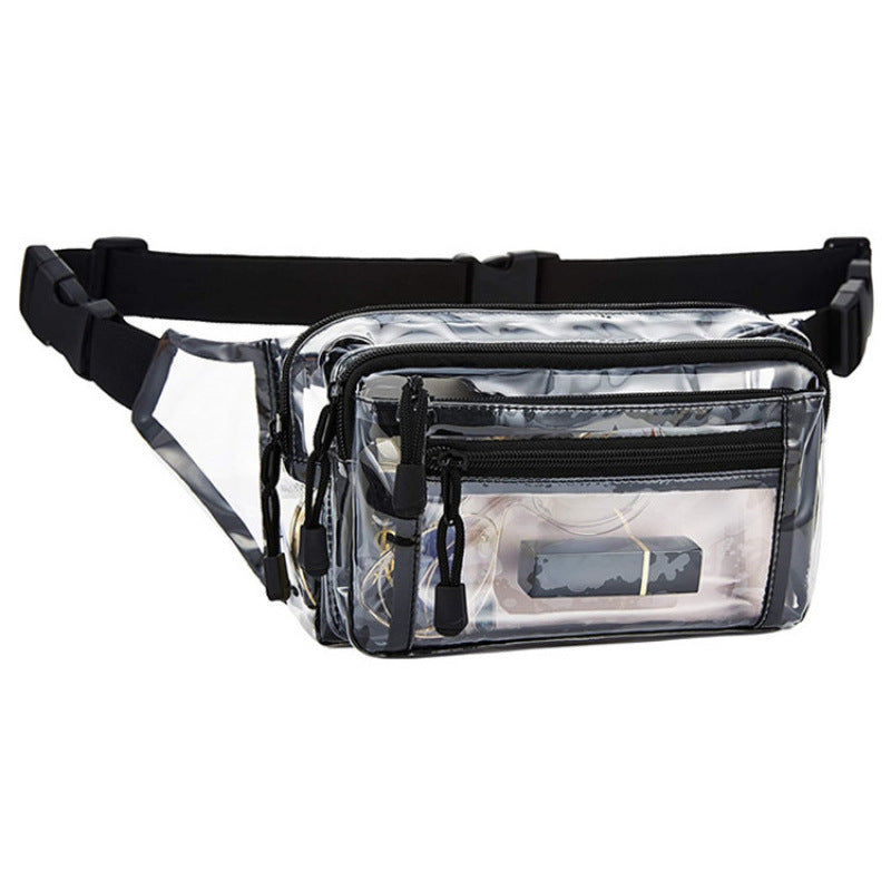 Praktische Bauch-Umhängetasche mit Transparentem Design Karnz