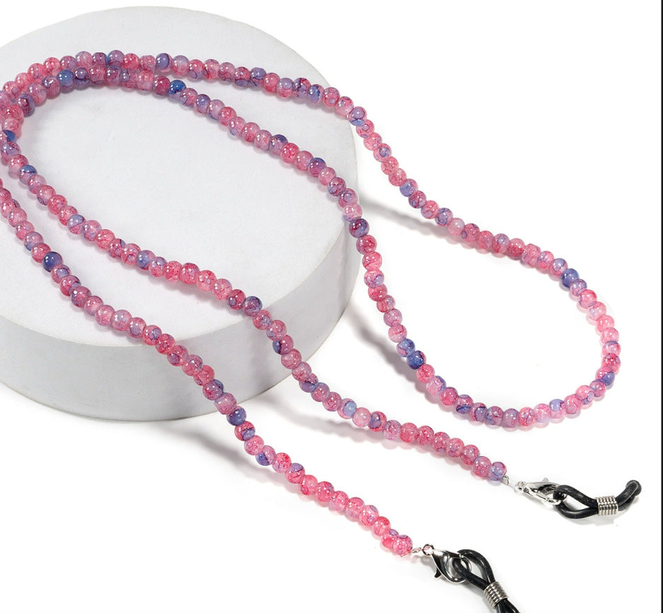 Dekorativer Perlen-Eyewear-Kette Karnz