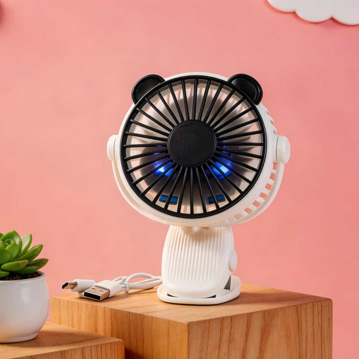 Unisex Tragbarer USB Tischventilator mit flexiblem Neigungswinkel Karnz