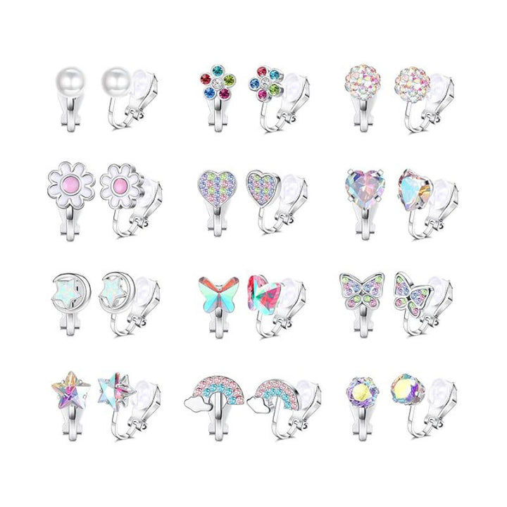 Charmante Clip-On Ohrringe Set Karnz