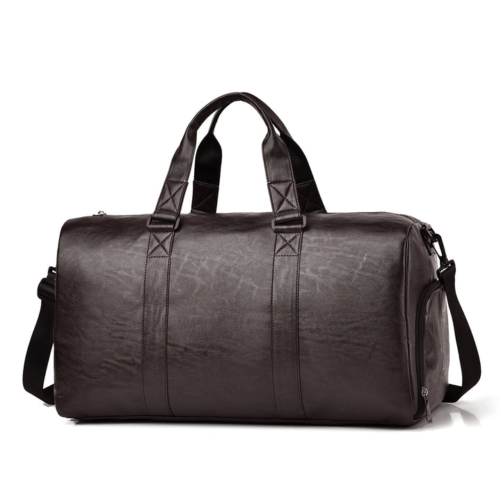 Reisetasche Aus Hochwertigem Leder mit Robusten Tragegriffen Karnz