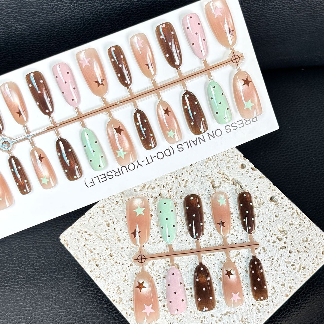 Fashion Press-On Nail Set Karnz