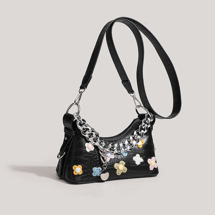 Dekorative Ketten Schultertasche Karnz