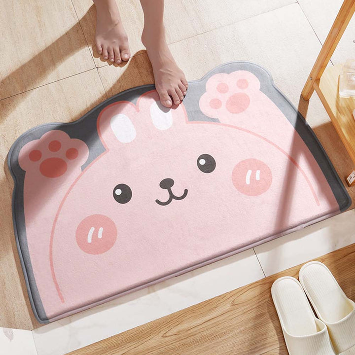 Verspieltes Tierdesign Badmatte