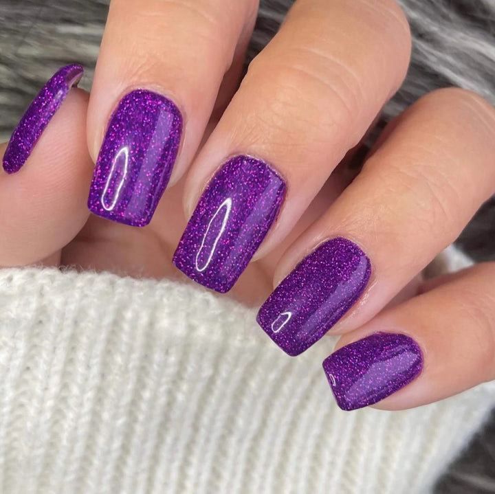 Glitzerndes Gel-Nagelset Karnz