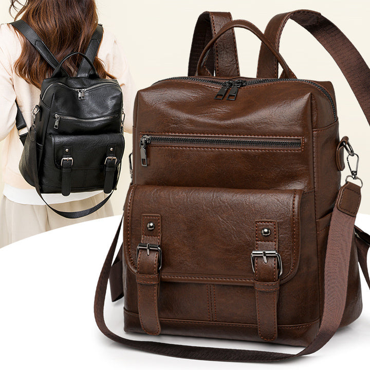 Vintage Leder Rucksack Karnz