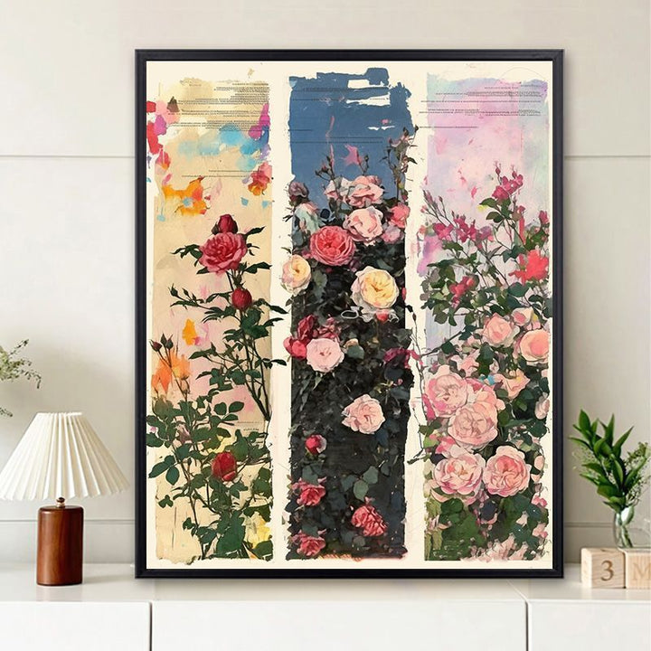 Vintage Floral Wandkunst Karnz