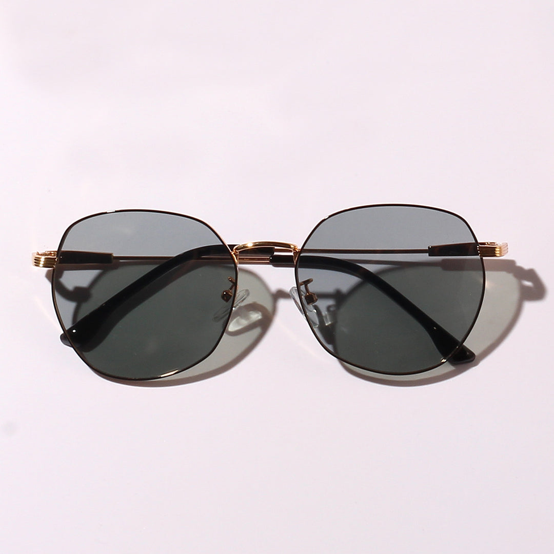 Damen auffällige geometrische Sonnenschutzbrille mit UV-Schutz Karnz