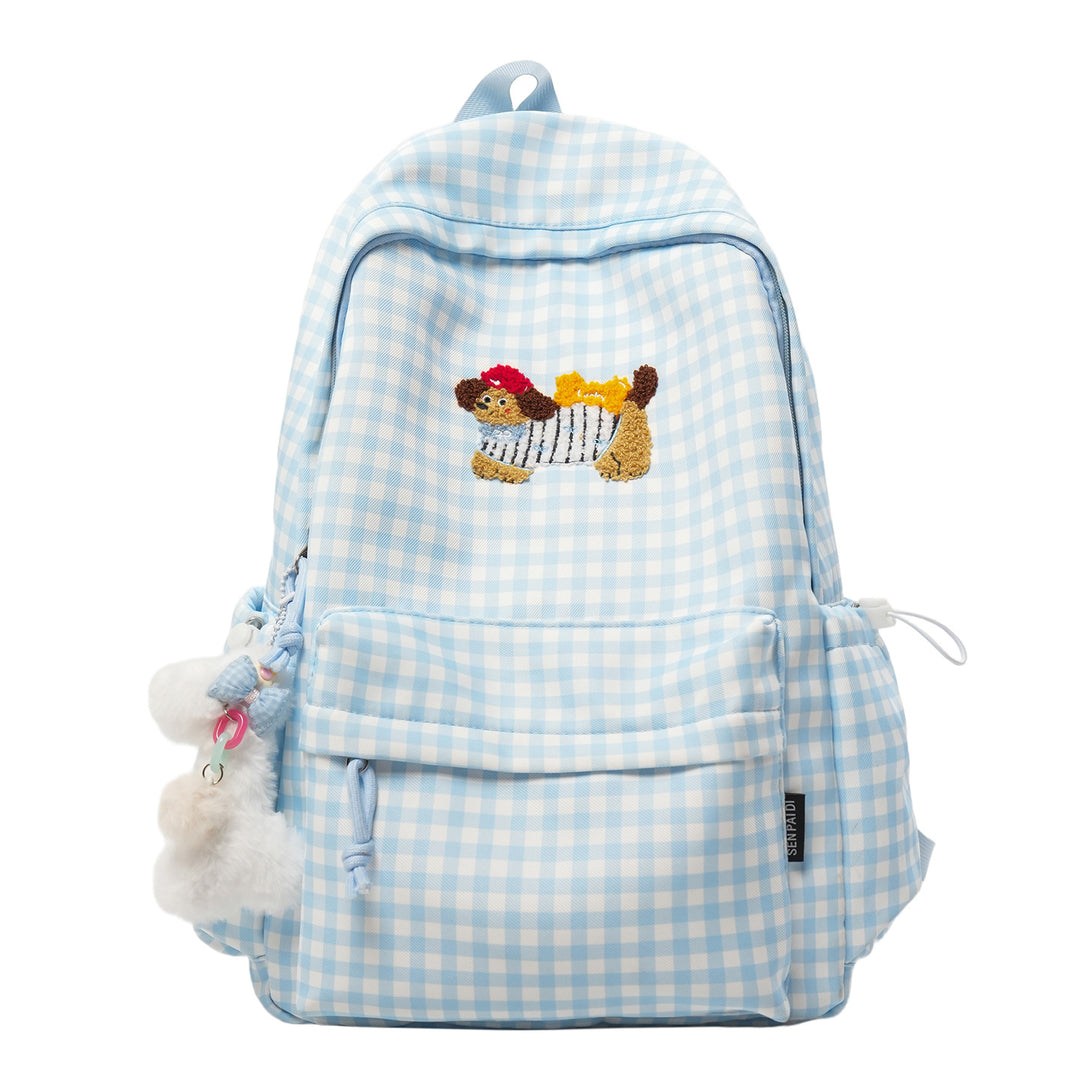 Verspielter Charakter Bestickter Rucksack