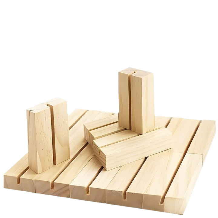 Dekorative Holzblockfigur Karnz