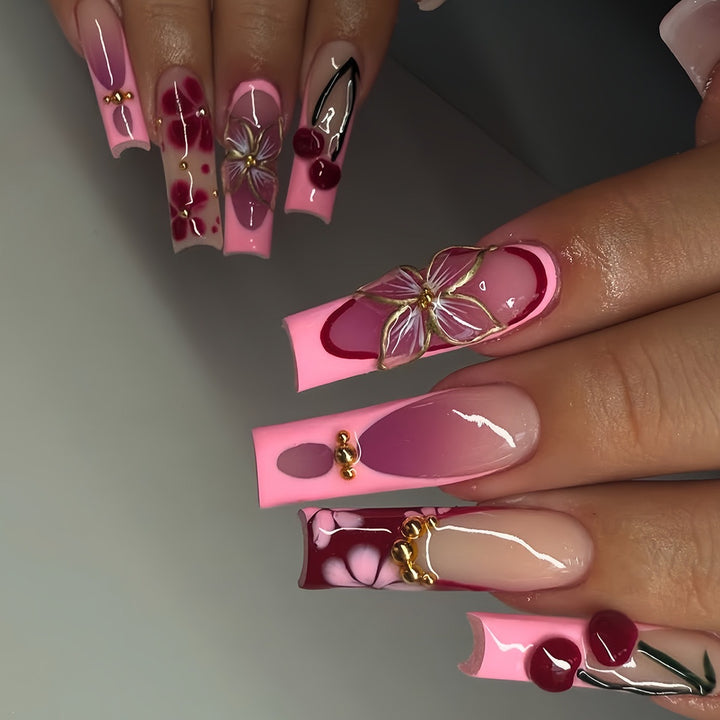 Künstlerische 3D Gel Nagelerweiterungen Karnz