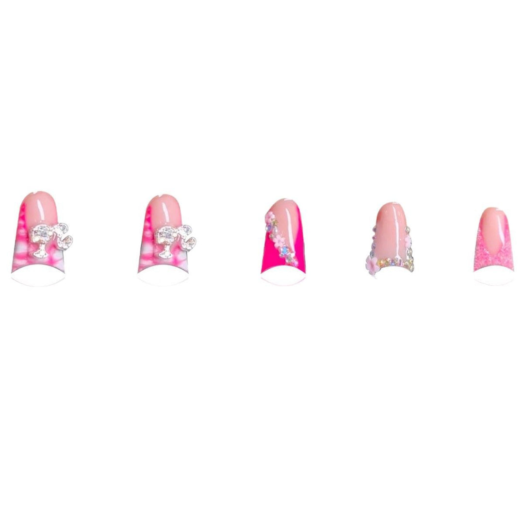 Glamouröse Dekorative Nagelkunstverlängerungen Karnz