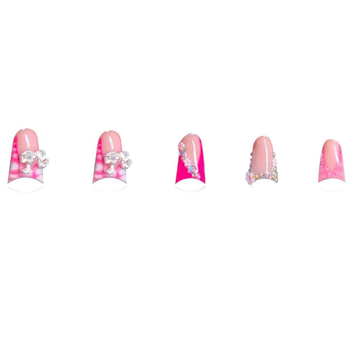Glamouröse Dekorative Nagelkunstverlängerungen Karnz