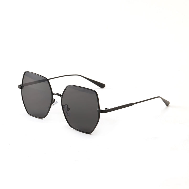 Damen modische hexagonale Sonnenbrille mit UV-Schutz Karnz