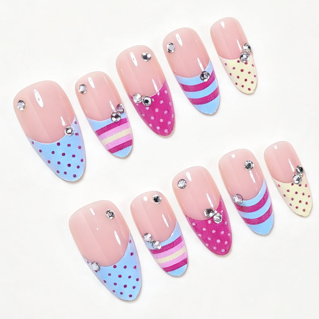 Dekorative Stiletto Nagelkunst Tipps Karnz